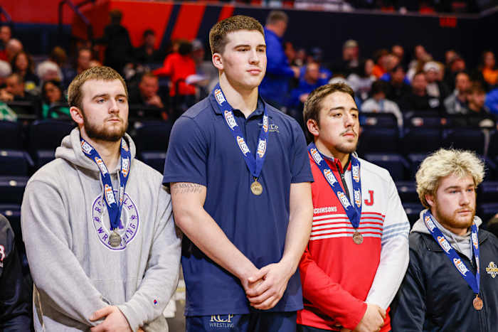 Illinois wrestling championships February 17 2024 Nate Latsch 25962